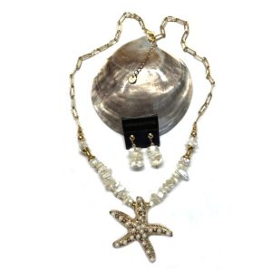 starfish MOP necklace