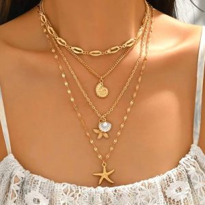 collier multi-rangs